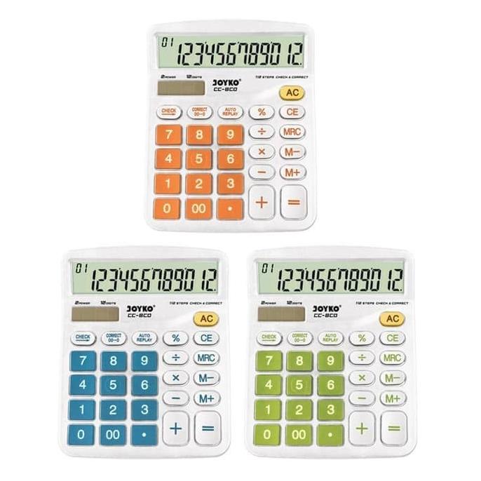 

Kalkulator/Calculator Joyko CC-8CO 12 Digits Check Correct