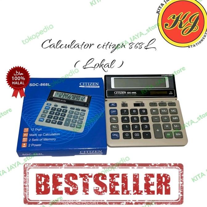 

calculator citizen sdc-868L