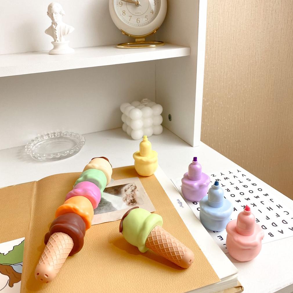 

Special - HIGHLIGHTER SUSUN ICE CREAM CONE SUSUN 5 TINGKAT / STABILO SUSUN ICE CREAM CONE LUCU UNIK BISA ~