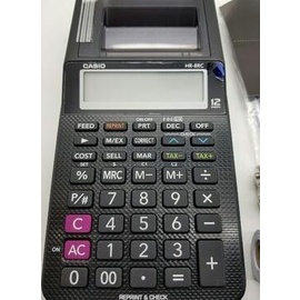 

Casio HR-8RC & 4pc Baterai AA Panasonic ~Kalkulator Printer-Calculator