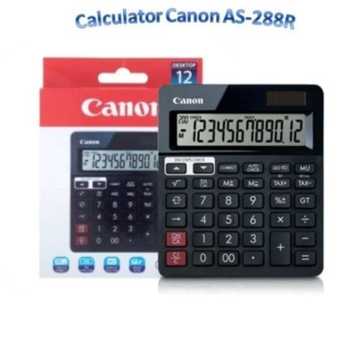 

Calculator CANON AS 288R 12Digit CHECK CORRECT Kalkulator Cek AS288 R