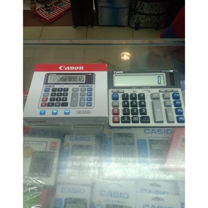 

Canon WS-2235H - Calculator Desktop Kalkulator Meja Kantor 12 Digits