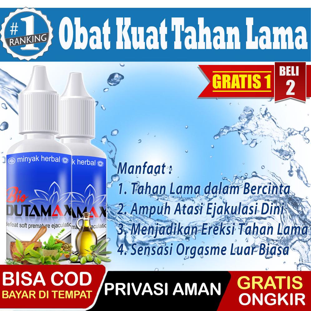[PALING LARIS] Bio Dutamax Obat Tahan Lama Pria Berhubungan di Ranjang Tidak Panas Original 100% Her