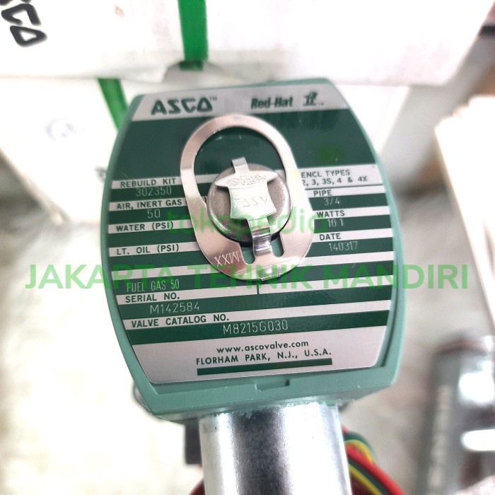 ✅Baru Solenoid Valve Asco 8215G030 3/4 Asco M8215G030 8215 Bisa Sameday