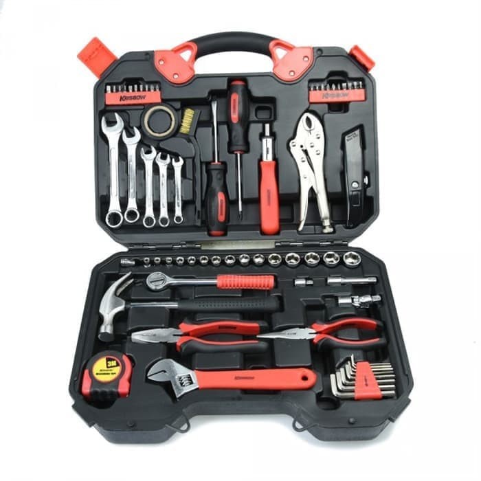 [Original] Toolset Krisbow 66  Krisbow Mechanical Hand Toolset 66 Pcs Bisa Sameday