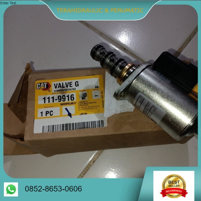 ✅Baru 111-9916 Valve Genuine Caterpilar Terbatas