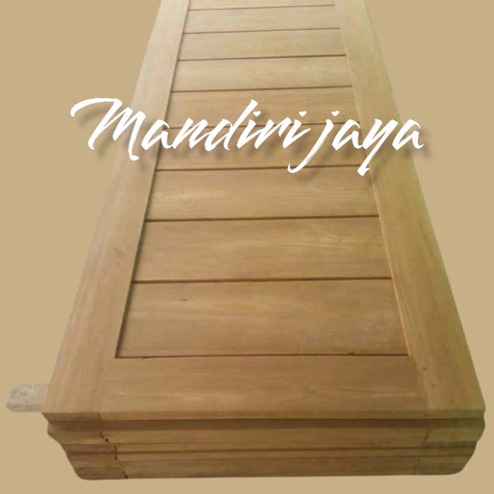 [Ori] Pintu Dan Kusen 1Set Serta Dua Set Kusen Jendela Kayu Meranti Limited