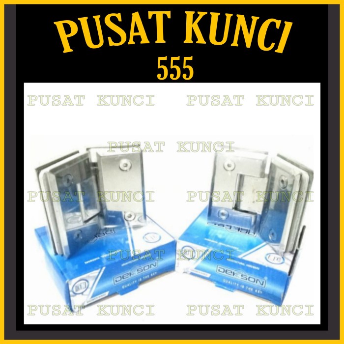 [Ori] Shower Hinge Dekson Original/Engsel Pintu Kaca Shower Dekson Stainless Diskon