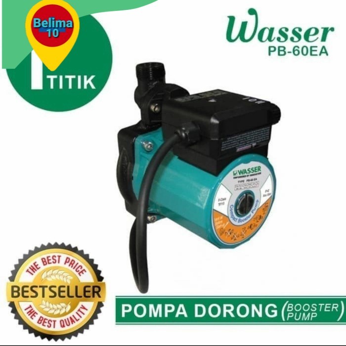 [Original] Pompa Dorong Boster Wasser Pb 60Ea Pompa Shower Original Bergaransi Terbatas