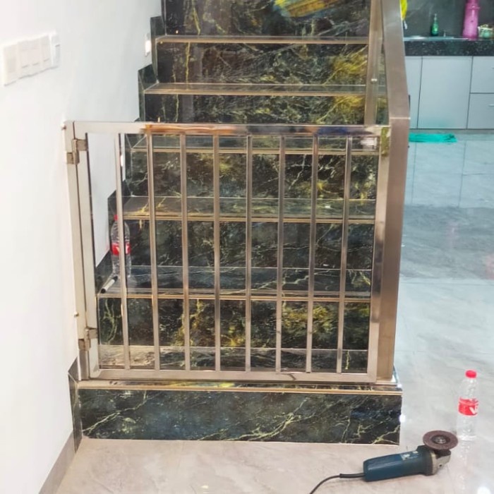 [Ori] Pintu Teralis Tangga Stainless Terbaru