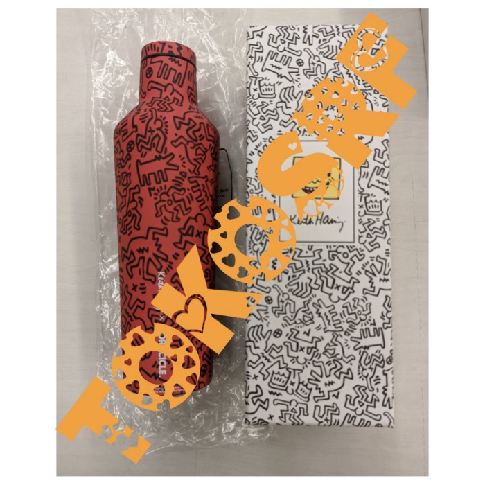 [New] Corkcicle X Keith Haring 16 Oz Canteen Botol Minum Bisa Gojek