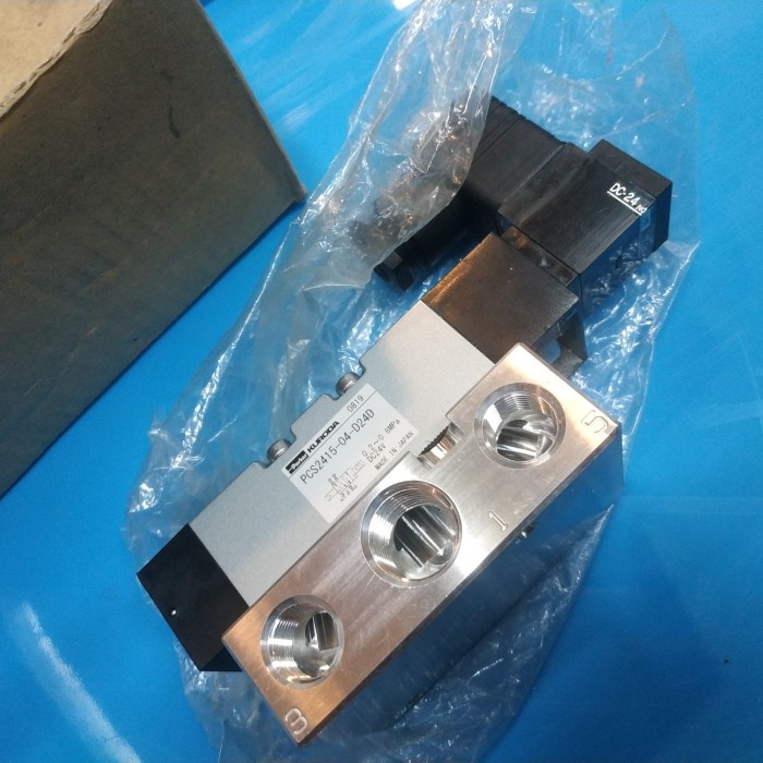 ✅Baru Solenoid Valve Parker Kuroda Pcs2415-04-D24D 24Vdc Terbaru