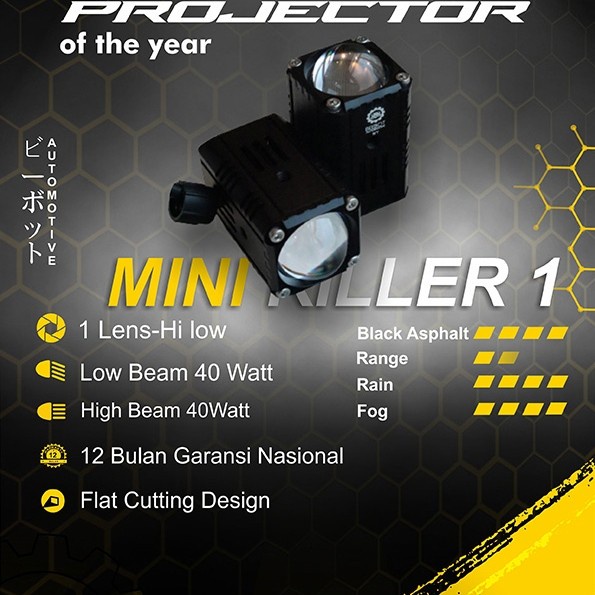 [Baru] Beebot Mini Laser Mk1 / Lampu Motor Terbatas