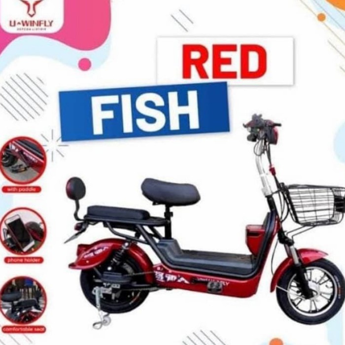 [Baru] Sepeda Listrik Uwinfly Redfish Terbatas
