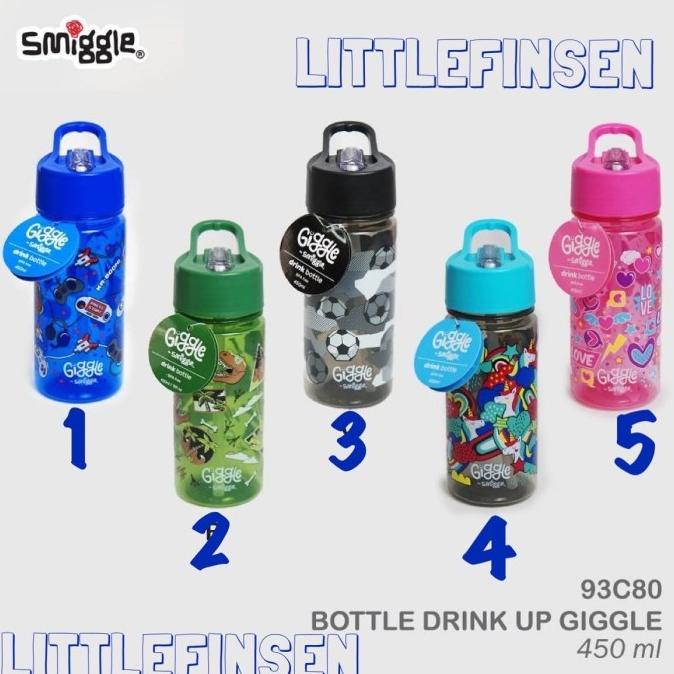 Sale Now Botol Smiggle Giggle/Botol Smiggle 450 Ml/Botol Smiggle Sedot Stok Terbatas