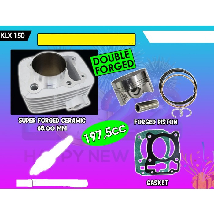 ✨Termurah Blok Bore Up Brt Klx 150 68Mm Ceramic Berkualitas