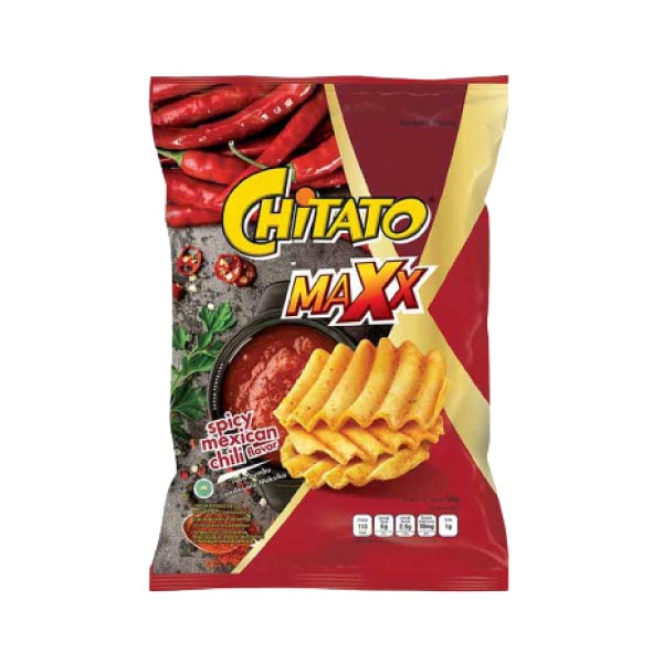 

CHITATO MAXX SPICY MEXICAN CHILI FLAVOR BAG 68 GR