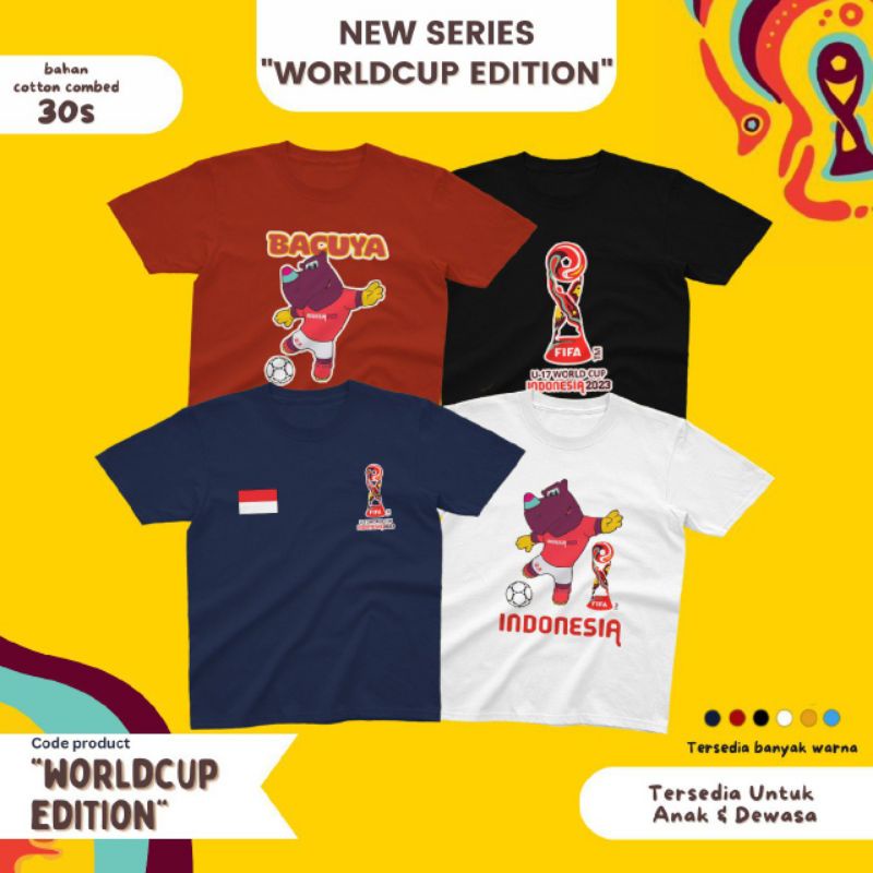 Kaos Couple World Cup FIFA U-17 2023 Ver 3 Dewasa