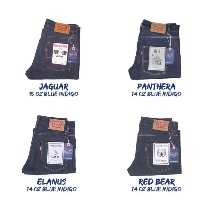 fif PMD & CO - REJECT SALE - Celana Jeans Pria - Raw Denim Selvedge Accent