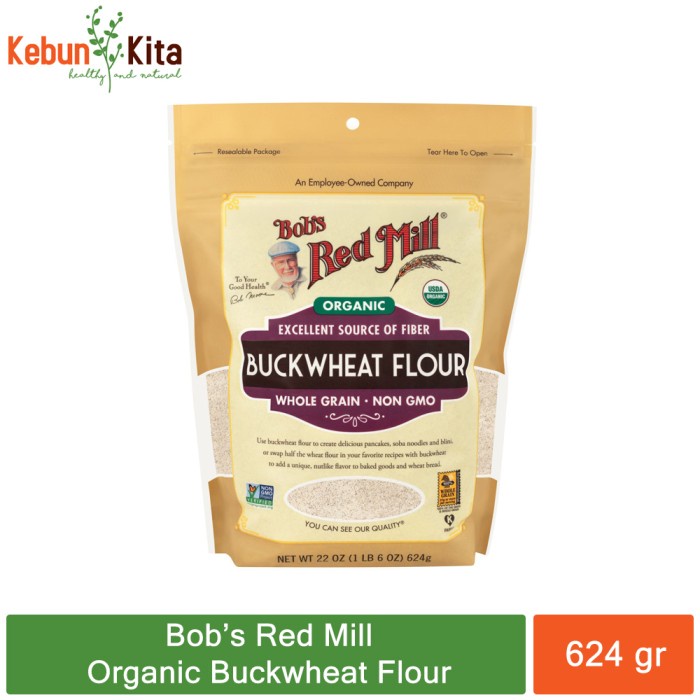 

Jual!! b's Red Mill Organic Buckwheat Flour 623gr
