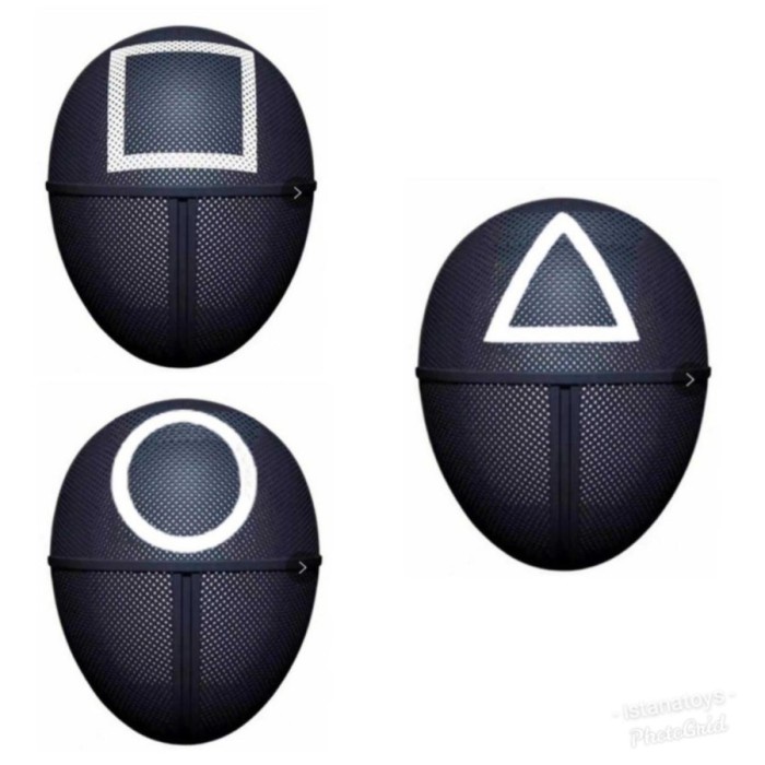 TOPENG Squid Game Mask TOPENG ANAK SQUID GAME
