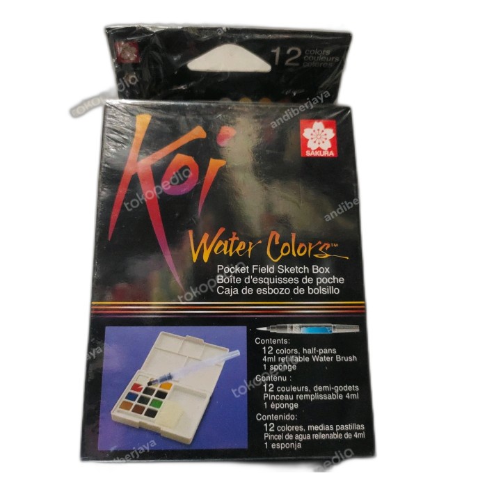 

Terlaris Sakura Koi Watercolor 12 / Pcs Promo Terbaru
