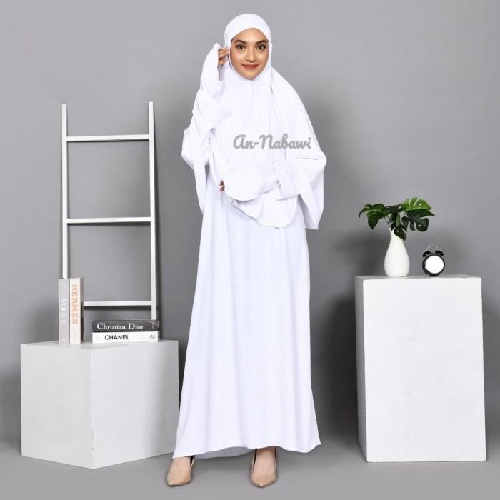 BAJU HAJI GAMIS IHROM WANITA - BAJU IHRAM WANITA - GAMIS PUTIH -