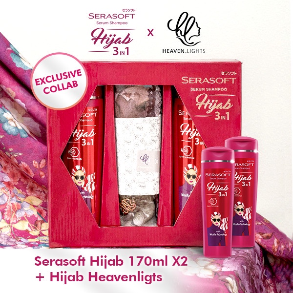 Discount Serasoft Hijab 3In1 Exclusive Bundling Heavenlights - Zinfadel