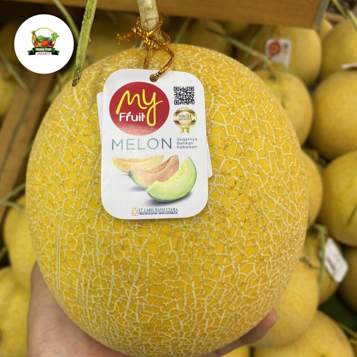 Melon intanon melon lembut manis melon jepang daging hijau intanon