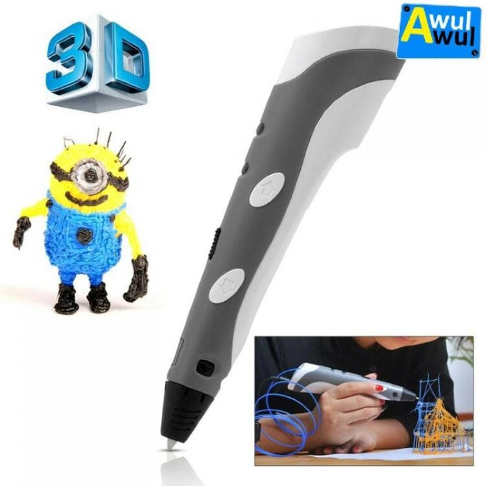 

Promo Pulpen Desain 3D Stereoscopic Printing Pen For 3D Drawing