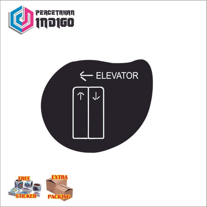 

Murah sign akrilik acrylic elevator Keren