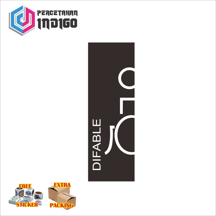 

Terlaris sign akrilik acrylic papan difabble Keren