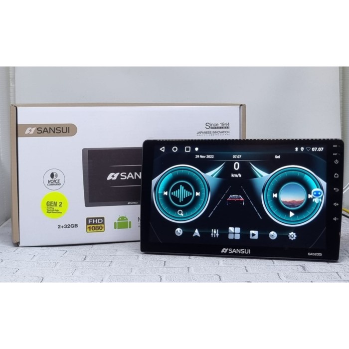 Head Unit Android 9 Inch Sansui Classic Gen 2 SA5200i Ram 2/32