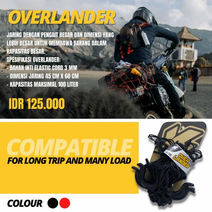 Jaring Kambing Gunung Overlander Jaring Motor Premium Jaring Helm Tas