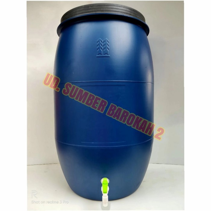 tong kran120L,tong biru,tong sampah,drum,gentong air