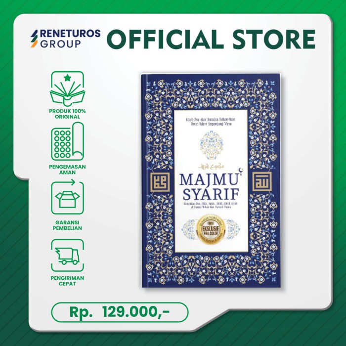 

sale Turos Pustaka - Majmu Syarif Edisi Eksklusif (Hard Cover) Termurah