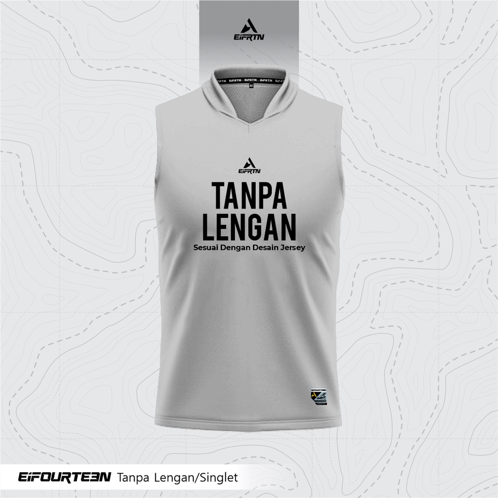 [NYAMAN DIGUNAKAN] EiFRTN Baju Kaos Jersey Singlet Running Lari Badminton Sepeda Trail Olahraga