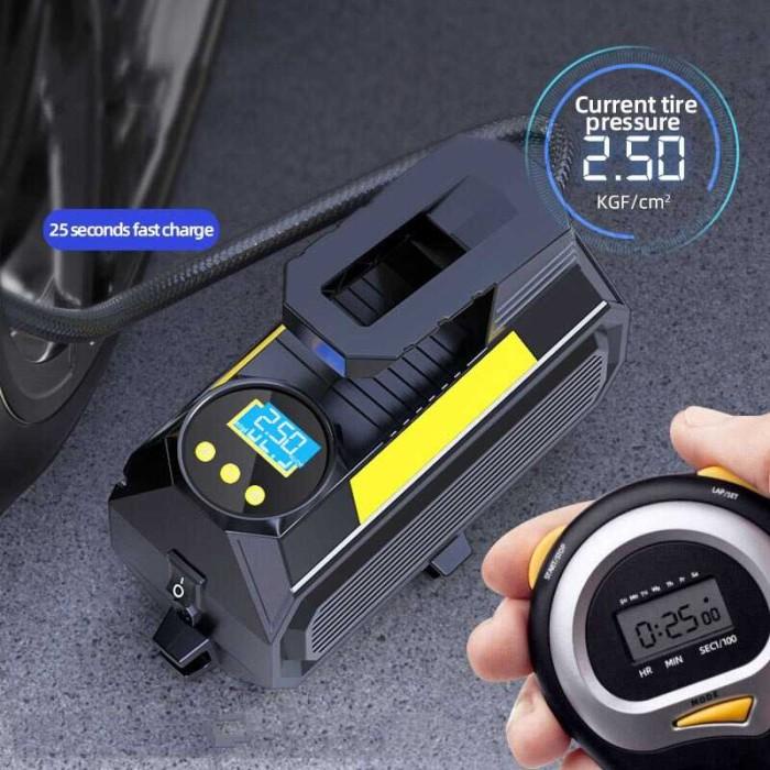 Pompa Angin Ban Mobil Elektrik Inflator Kompresor Portable 150 Psi