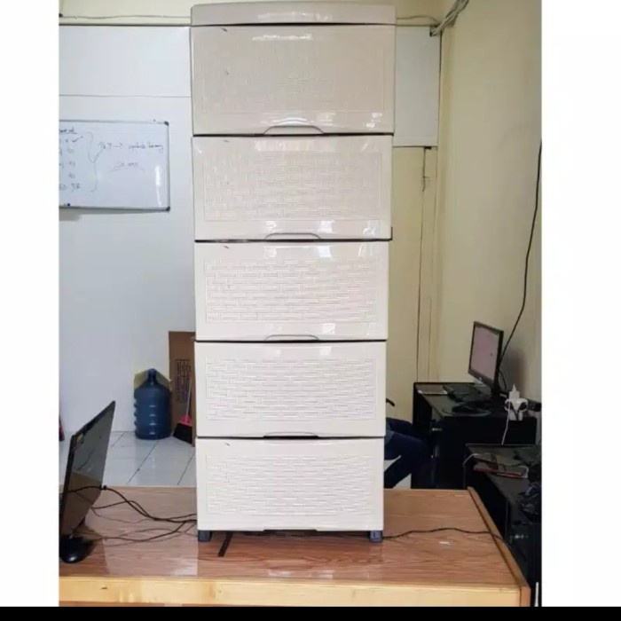 Promo Lemari Plastik Laci Aquose Hoky Susun 5 Terbaru Laci