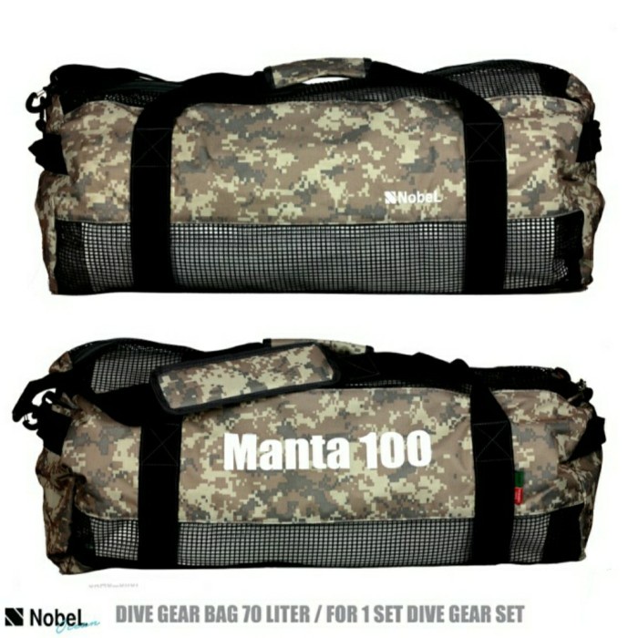 Promo Dive Gear BagManta 100 Army SeriesTas SelamNobel Outdoor70 L Terbaru