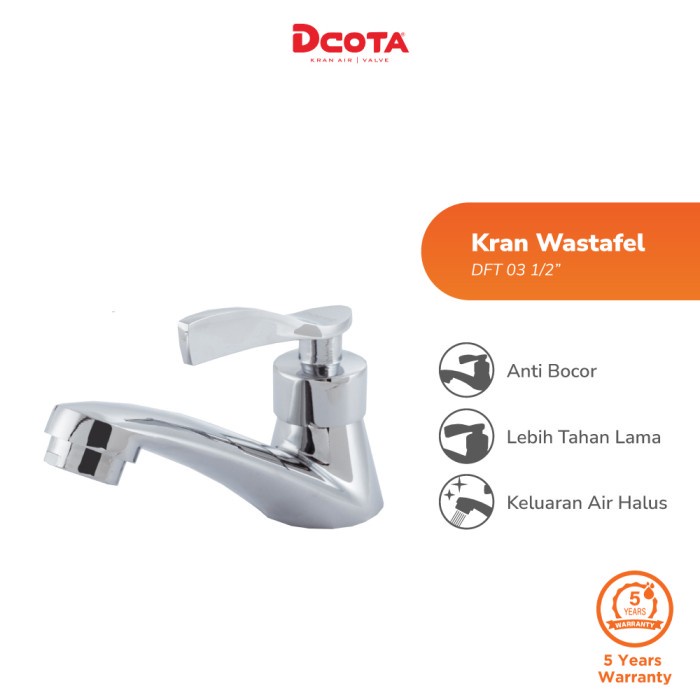 Dcota Kran Wastafel Cuci Tangan DFT 03 1/2"