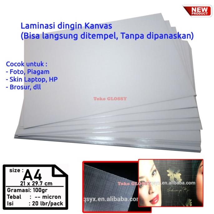 

Plastik Laminasi Kanvas A4 Kode 1069
