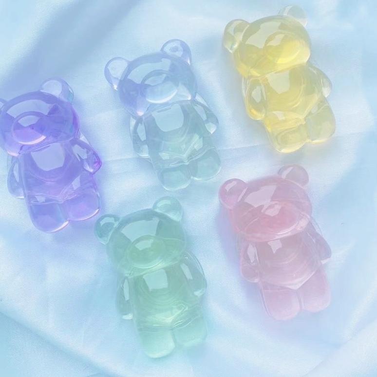 GUMMY BEAR - Griptok 3D Resin Transparan/ Phone Holder/ Phone Grip High Quality
