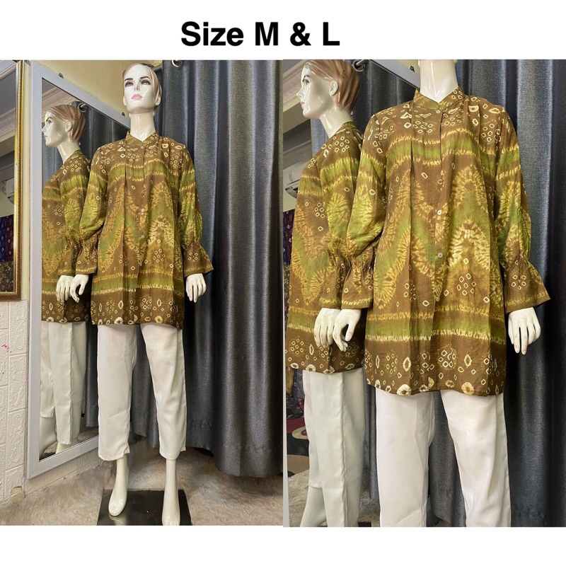 STYLISH MODERN blouse jumputan