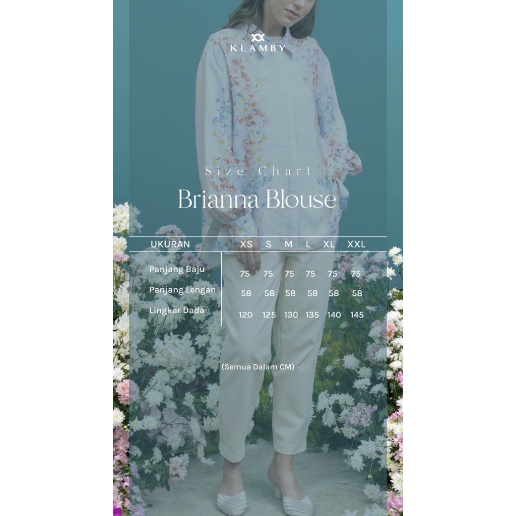STYLISH MODERN Brianna Blouse Wearing Klamby ORI 100% Sale