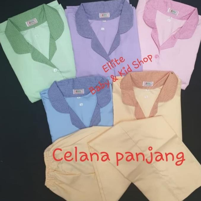 BAJU SERAGAM SUSTER JUMBO UK XXXL (BAJU PENDEK + CELANA PANJANG