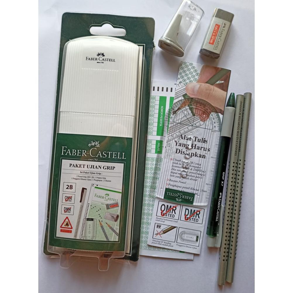 

TERMURAH KOTAK PENSIL - PAKET UJIAN MANTAP FABER CASTELL PENSIL 2B BISA COD