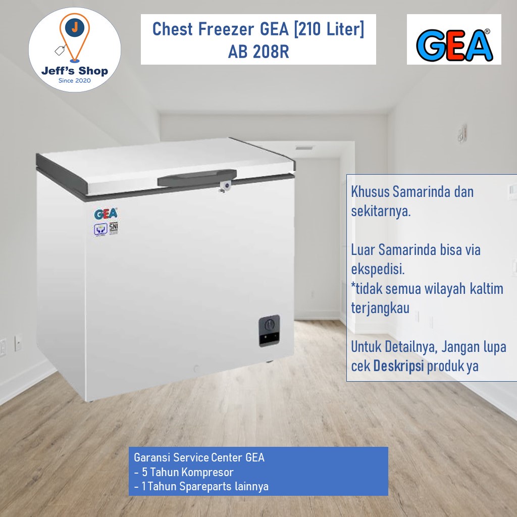 GEA Chest Freezer / Box Freezer [210 Liter] AB 208 R