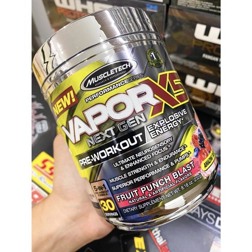 MT Nano Vapor X5 Next Gen 30 Serving X 5 Pre Workout Pwo VAPORX5 prewo