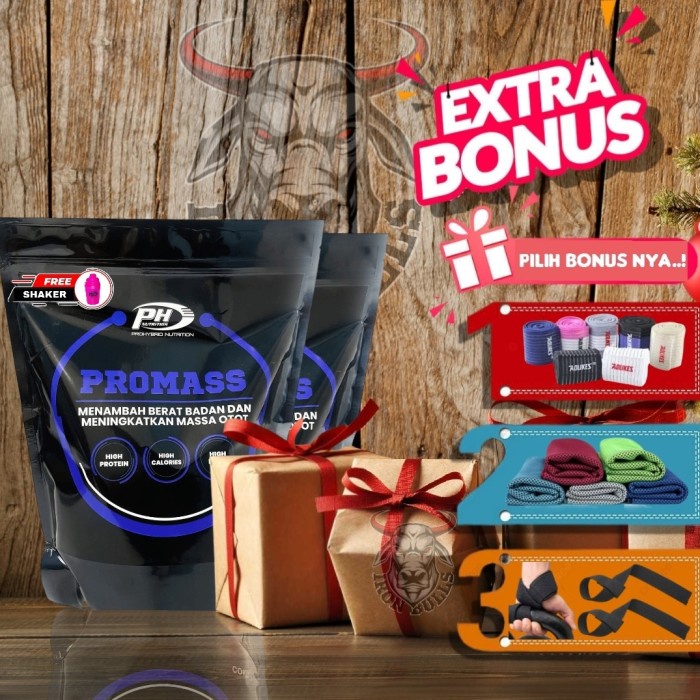PH MASS 10lbs pro hybrid gainer susu penambah berat badan susu fitnes